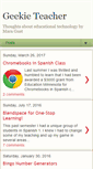 Mobile Screenshot of geekie-teacher.com